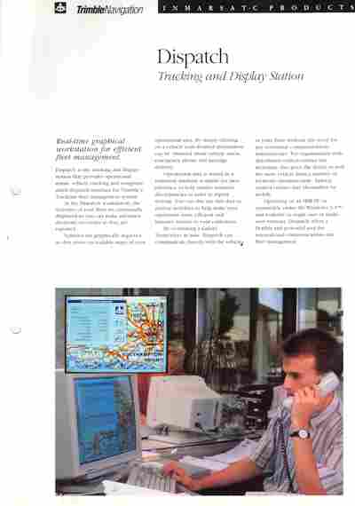Буклет Dispatch Tracking and Display Station, 55-1450, Баград.рф